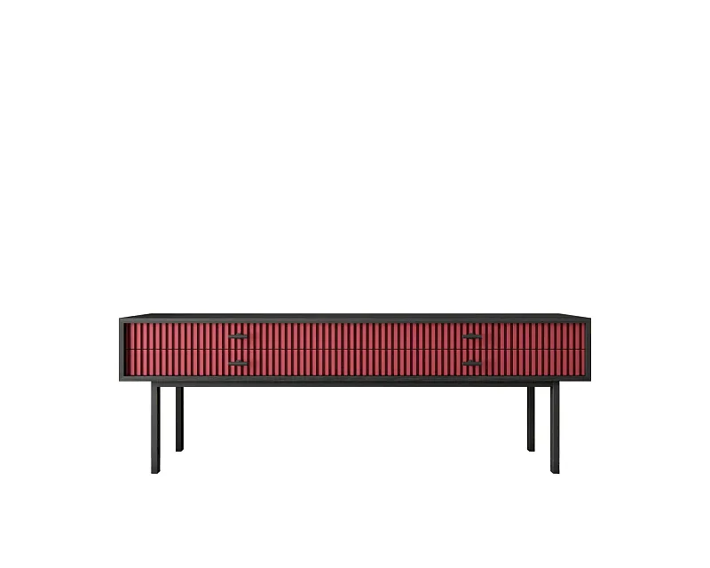 Консоль с двумя ящиками "Эмерсон (Emerson)" арт EM23/red/L