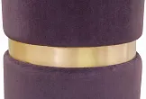Дизайнерский пуф Brassy Violet №2