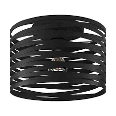900164 Потолочный светильник CREMELLA, 1x60W, E27, H260, ?370, сталь, черный