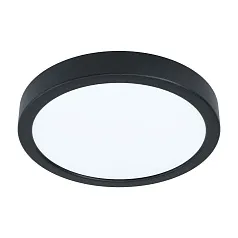 99263 Светодиодный накладной светильник FUEVA 5 димм., 16,5W (LED), ?210, H28, 1800lm, 3000K, сталь, ч в интерьере