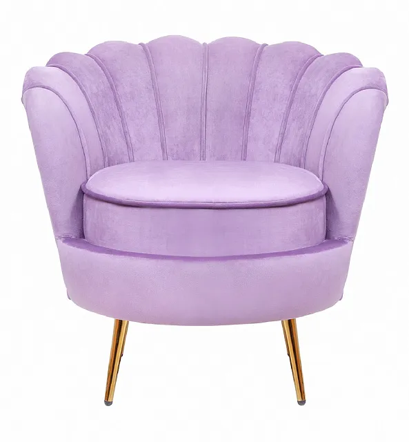 Низкое кресло ракушка Pearl Purple в Москве Низкое кресло ракушка Pearl Purple