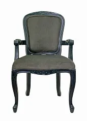 красивый Мягкий стул с подлокотниками Gran Arm Grey