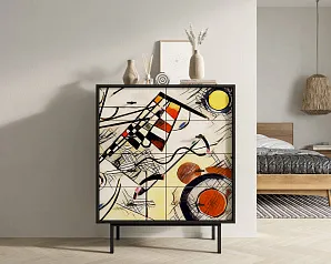 красивые Комод на восемь ящиков "Эмерсон (Emerson)" by Kandinsky арт EM20/Print_01