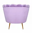 Низкое кресло ракушка Pearl Purple №3