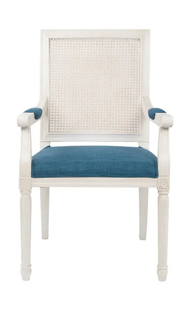 Мягкий стул с подлокотниками Wilton White в Москве Мягкий стул с подлокотниками Wilton White