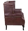 Кожаный дизайнерский диван лофт Royal Sofa Brown №2