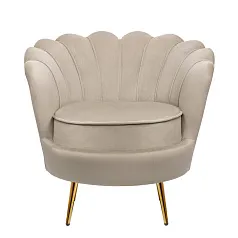заказать Низкое кресло ракушка Pearl Taupe в интернет-магазине