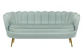 Диван ракушка для гостиниц Pearl Triple Green №0