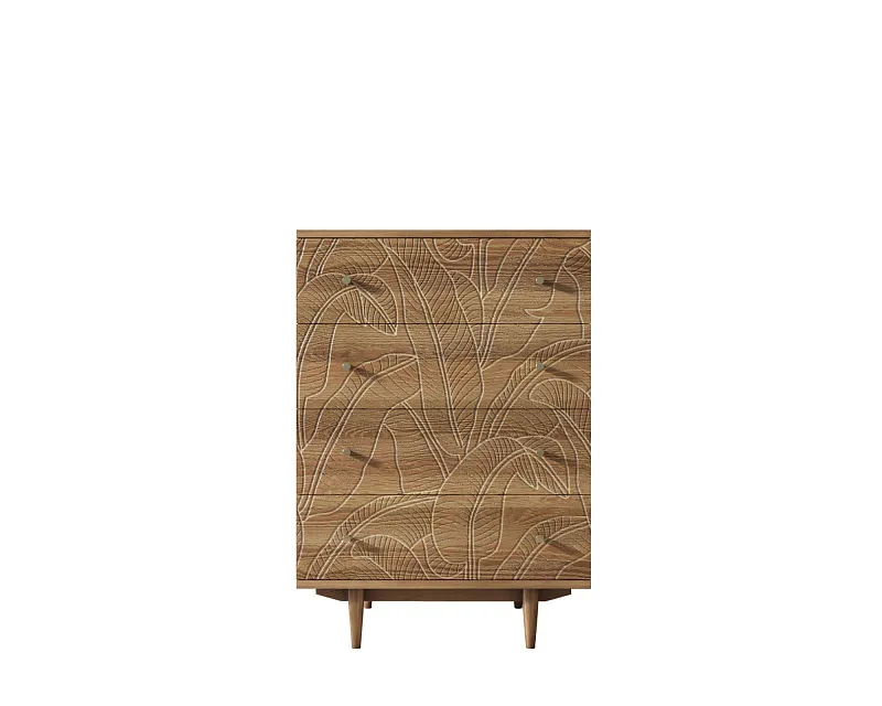Комод "Boho" на 4 ящика джангл арт BH10 в Москве Комод "Boho" на 4 ящика джангл арт BH10