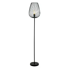 заказать 49474 Торшер NEWTOWN, 1x60W (E27), ?275, L235, H1595, сталь, черный