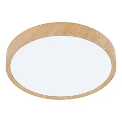 фото 901126 Светодиодный настенно-потолочный светильник для ванной MUSURITA, 14,6W (LED), 340lm, 3000K, IP44, ?100, H115, сталь, черный / матовое опаловое