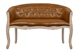Двухместный дизайнерский диван Kandy Double Brown №0