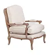Мягкое полукресло с подлокотниками Niro Rattan Beige №1