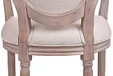 Мягкий стул с подлокотниками Volker Arm Beige V2 №5