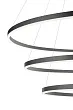 Люстра Orblaze 3 rings 800 black №7
