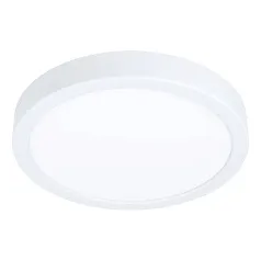 купить 901011 Светодиодный накладной светильник с датчиком движения FUEVA 5, 17W (LED), 3000K, 2000lm, ?210, сталь, белый/пластик, белый в интернет-магазине