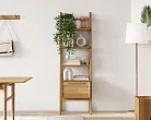 Узкий стеллаж "Бруни (Bruni)" с открытыми полками арт BR29 №2