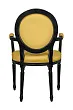 Мягкий стул с подлокотниками Delo Kora Arm Yellow №3