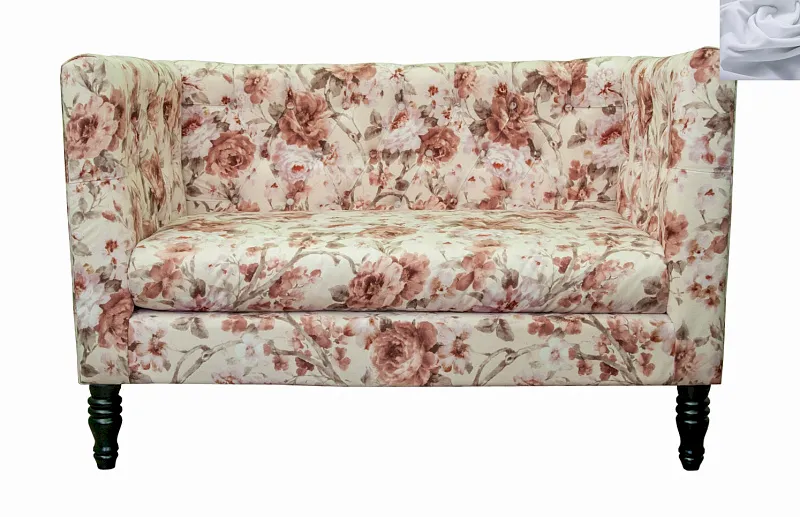 Диван Rose Flower в современном стиле серый