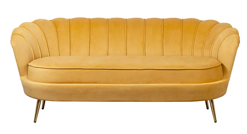 Дизайнерский диван Pearl Triple Yellow в Москве Дизайнерский диван Pearl Triple Yellow