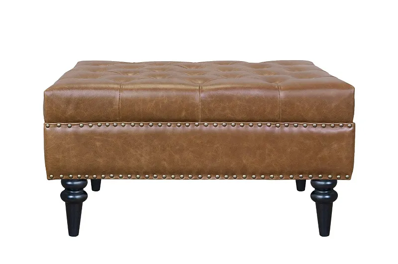 Банкетка Karo Brown leather в Москве Банкетка Karo Brown leather