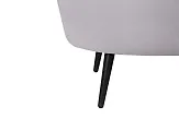 Диван ракушка Pearl Double Grey на черных ножках №6