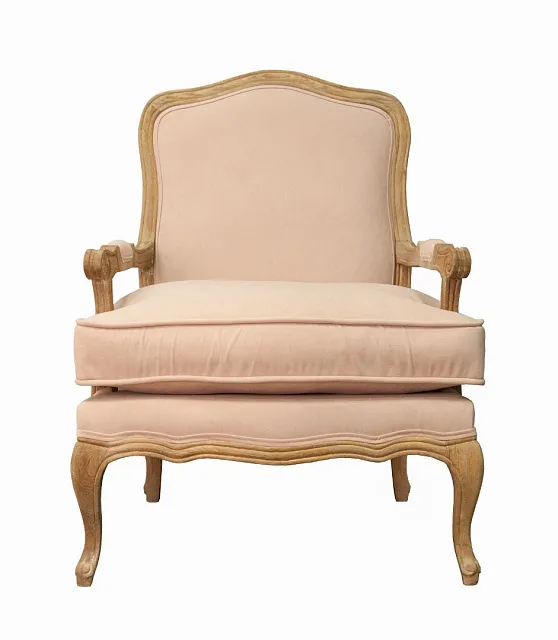 Мягкое полукресло с подлокотниками Nitro Beige Velvet