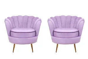 купить Комплект кресел ракушка Pearl Purple