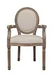 Мягкий стул с подлокотниками Volker Arm Beige №0