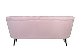 Дизайнерский диван Pearl Triple Pink на черных ножках №3