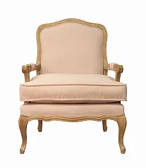 фото Мягкое полукресло с подлокотниками Nitro Beige Velvet