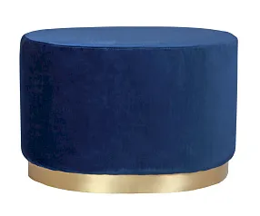 Дизайнерский пуф Topper Oval Blue на заказ