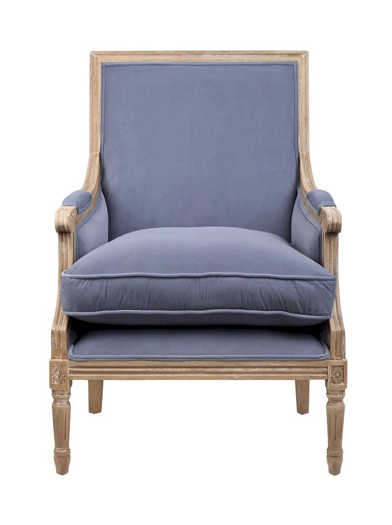 красивое Классическое кресло Coolman Sky Grey