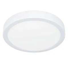 900654 Накладной светильник FUEVA 5, 17W (LED), 3000K, IP44, ?210, сталь, белый / пластик, белый