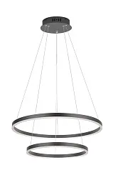 фото Люстра Orblaze 2 rings 600 black в интерьере