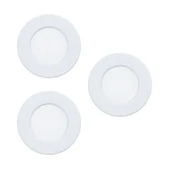 99135 Светодиодный комплект встраиваемых светильников FUEVA 5, 3х2,7W (LED), ?86, ET26, 3х300lm, 3000K, ст в интерьере