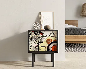 заказать стильные Тумбочка с двумя ящиками "Эмерсон (Emerson)" by Kandinsky арт EM16/Print_01