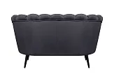 Дизайнерский диван Pearl Double Black на черных ножках №3