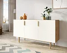 Комод с тремя дверками "Лайн (Line)" LN02/GR1/beige №2