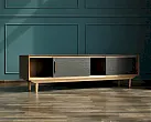 Консоль под TV в Скандинавском стиле "Бруни (Bruni) блэк" арт BR-22Black №2