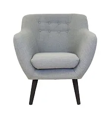 фото Низкое кресло Fuller Grey V3 в интерьере