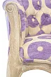 Низкое кресло ретро Kandy Purple №4