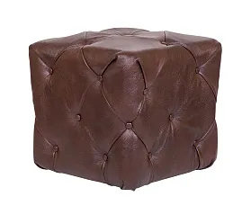 заказать Дизайнерский пуф Amrit Brown Leather