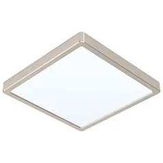 купить 99254 Светодиодный накладной светильник FUEVA 5, 20.5W (LED), 285х285, H28, 2500lm, 4000K, сталь, никель