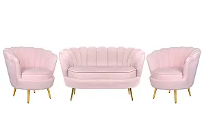 фото Комплект кресел и дивана ракушка Pearl Double Pink V2 в интерьере