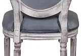 Дизайнерский обеденный стул модерн Volker Old Grey V3 №5