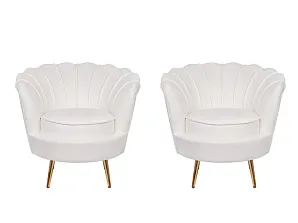 фото Комплект кресел ракушка Pearl Beige в интерьере