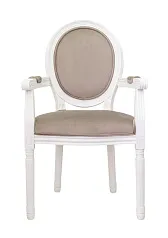 стильный Мягкий стул с подлокотниками Volker Arm Taupe