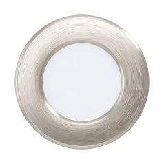 купить красивые 99152 Светодиодный встраиваемый светильник FUEVA 5, 2,7W (LED), ?86, ET26, 330lm, 4000K, сталь, никель в интернет-магазине