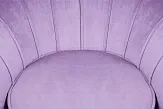 Низкое кресло ракушка Pearl Purple №5